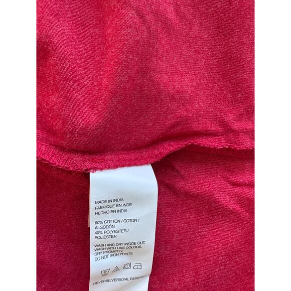 IZOD Men's Saltwater Soft Wash Pocket Crew T-Shirt Glossy Red Size XXL Tee - Picture 7 of 8